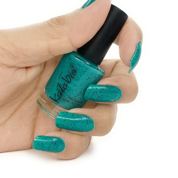 KALOBIO Cookie Crumble Nail Enamel - Teal KCC16