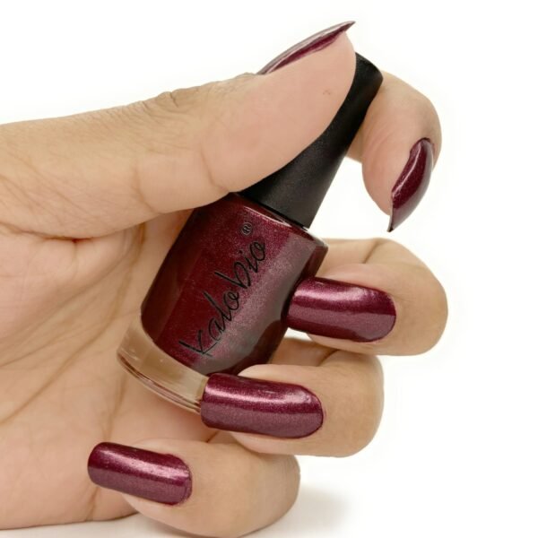 KALOBIO Metallic Nail Enamel - Dark Garnet M20