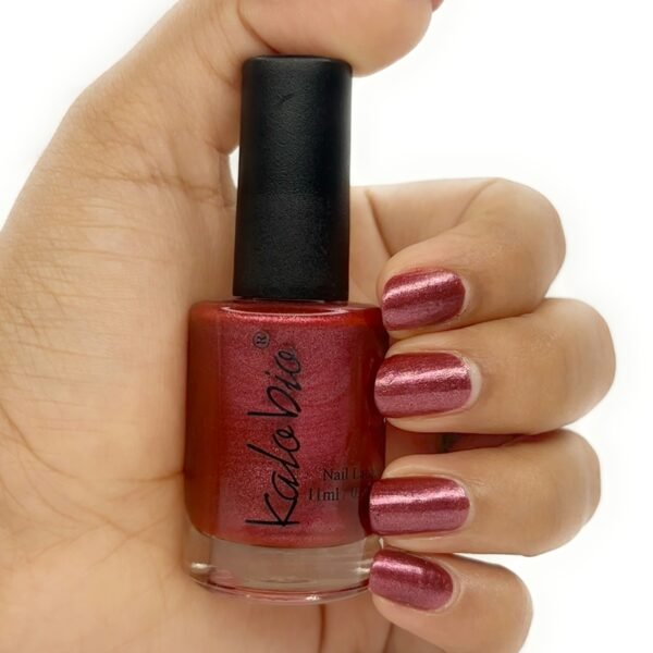 KALOBIO Metallic Nail Enamel - Vermillion M13