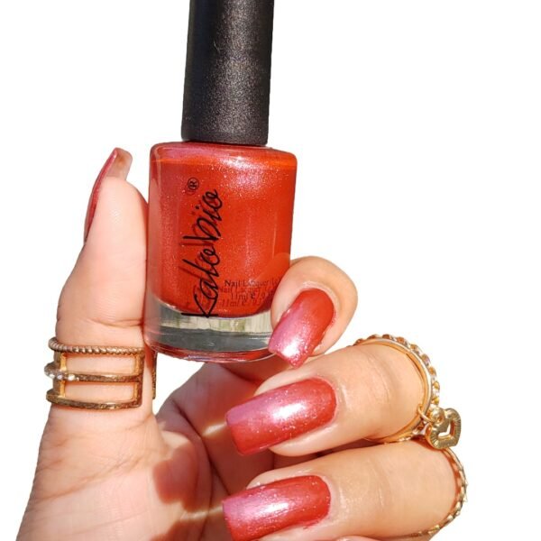 KALOBIO Metallic Nail Enamel - Vermillion M13