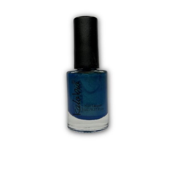KALOBIO ColorHalo Metallic Nail Lacquer - Sapphire KM28  | Long-Lasting, High Shine, Chip-Resistant & Quick Dry Finish | 11ml