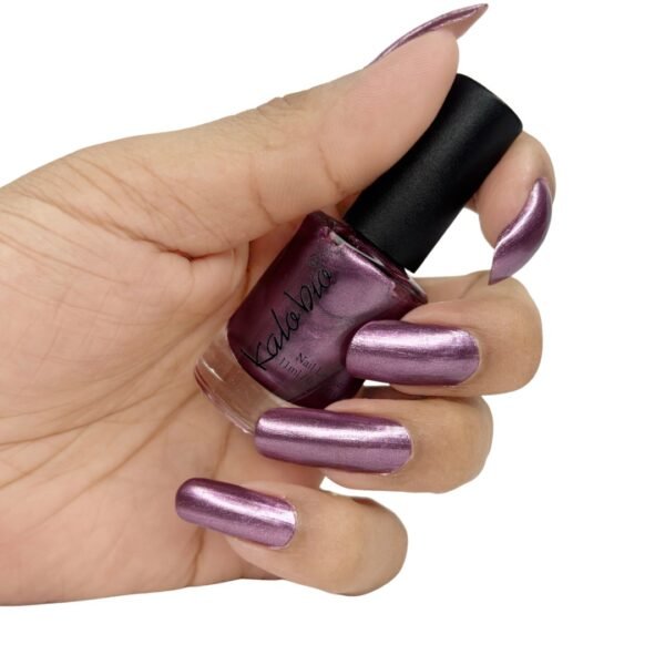 KALOBIO ColorHalo Metallic Nail Lacquer - Luminara KM29  | Long-Lasting, High Shine, Chip-Resistant & Quick Dry Finish | 11 ml